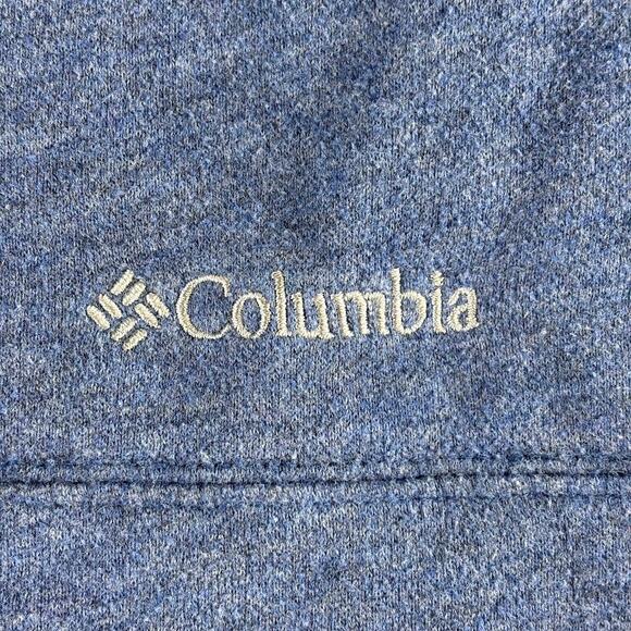 Columbia Quarterzip Pullover Sweater Men's Medium Long Sleeve Blue - Picture 7 of 16